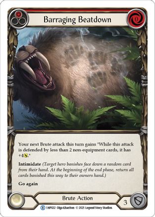 Image of Barraging Beatdown (Red) [1HP022] (History Pack 1)