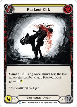 Image of Blackout Kick (Yellow) [1HP105] (History Pack 1)