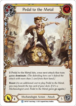 Image of Pedal to the Metal (Yellow) [1HP197] (History Pack 1)