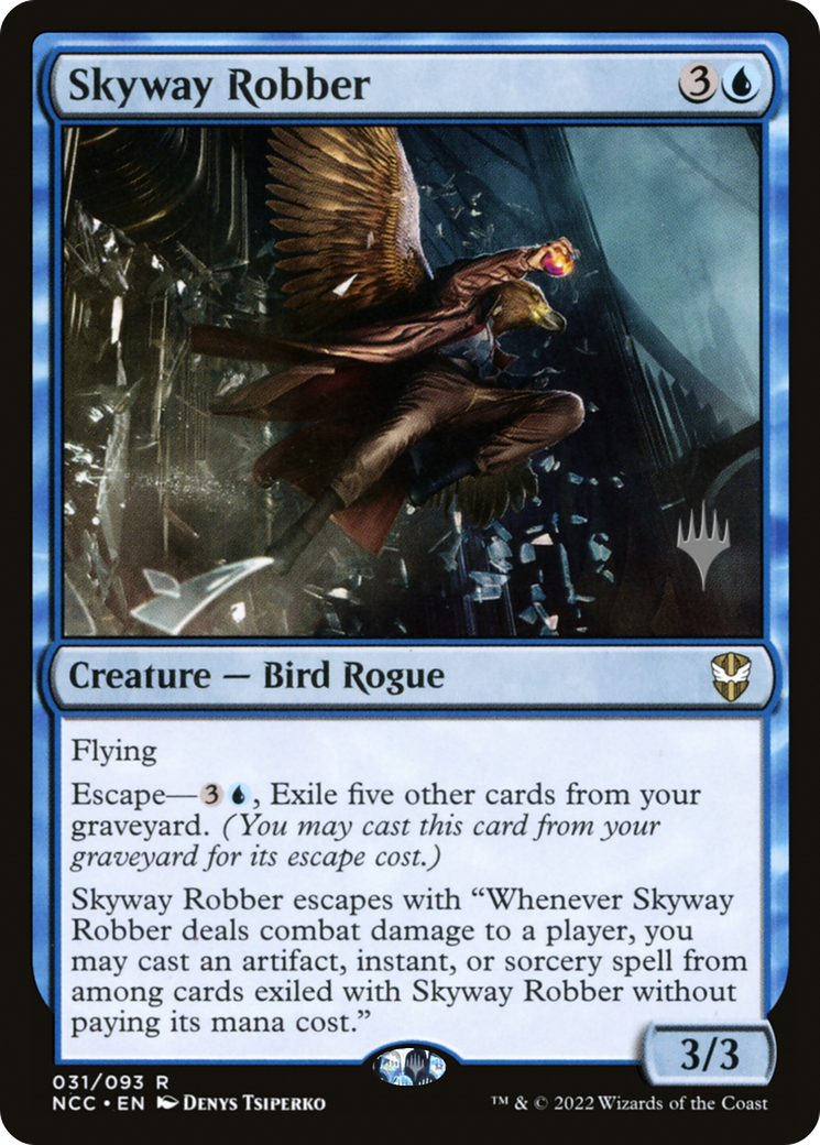 Image of Skyway Robber (Promo Pack) [Streets of New Capenna Commander Promos]