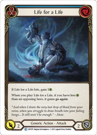 Image of Life for a Life (Blue) [1HP370] (History Pack 1)