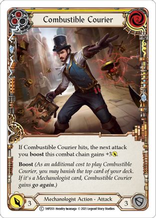 Image of Combustible Courier (Yellow) [1HP203] (History Pack 1)