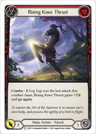 Image of Rising Knee Thrust (Red) [1HP119] (History Pack 1)