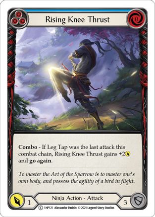 Image of Rising Knee Thrust (Blue) [1HP121] (History Pack 1)