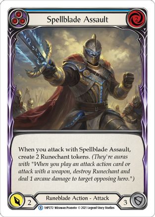 Image of Spellblade Assault (Blue) [1HP272] (History Pack 1)