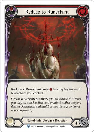 Image of Reduce to Runechant (Red) [1HP273] (History Pack 1)
