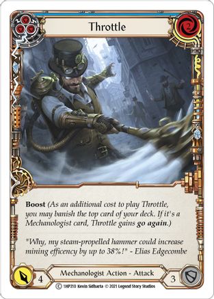 Image of Throttle (Blue) [1HP210] (History Pack 1)