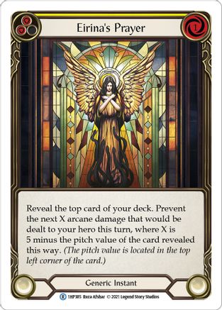 Image of Eirina's Prayer (Yellow) [1HP385] (History Pack 1)