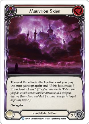 Image of Mauvrion Skies (Red) [1HP276] (History Pack 1)