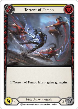 Image of Torrent of Tempo (Yellow) [1HP129] (History Pack 1)