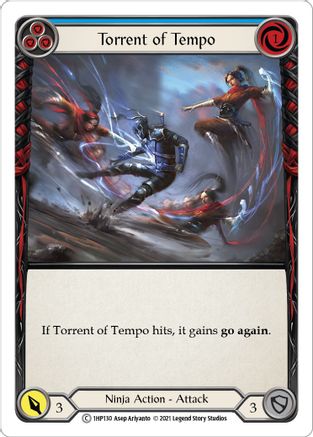 Image of Torrent of Tempo (Blue) [1HP130] (History Pack 1)