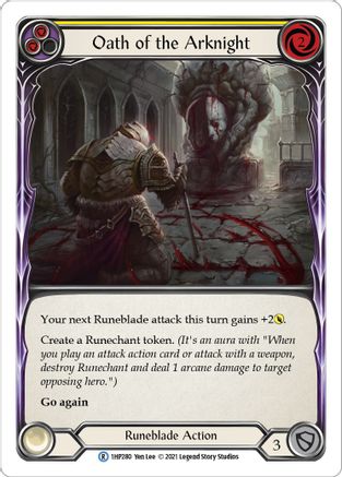 Image of Oath of the Arknight (Yellow) [1HP280] (History Pack 1)