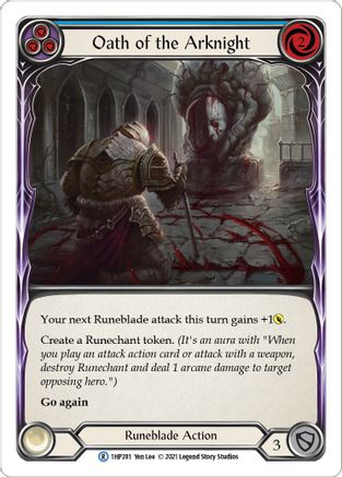 Image of Oath of the Arknight (Blue) [1HP281] (History Pack 1)