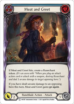 Image of Meat and Greet (Blue) [1HP287] (History Pack 1)