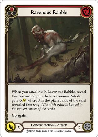 Image of Ravenous Rabble (Red) [1HP393] (History Pack 1)