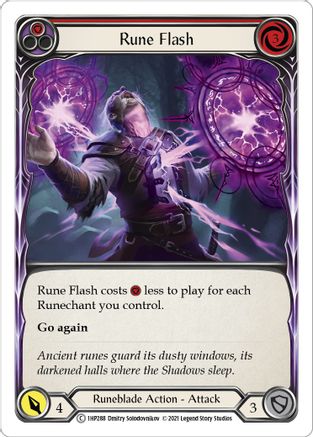 Image of Rune Flash (Red) [1HP288] (History Pack 1)