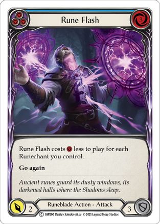 Image of Rune Flash (Blue) [1HP290] (History Pack 1)