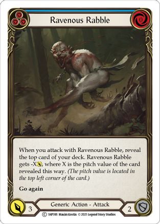 Image of Ravenous Rabble (Blue) [1HP395] (History Pack 1)