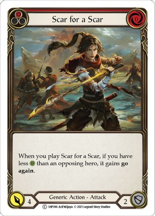 Image of Scar for a Scar (Red) [1HP396] (History Pack 1)