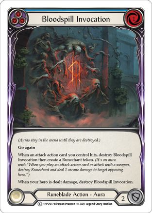 Image of Bloodspill Invocation (Blue) [1HP293] (History Pack 1)