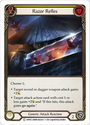Image of Razor Reflex (Yellow) [1HP403] (History Pack 1)
