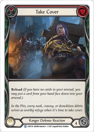 Image of Take Cover (Red) [1HP234] (History Pack 1)