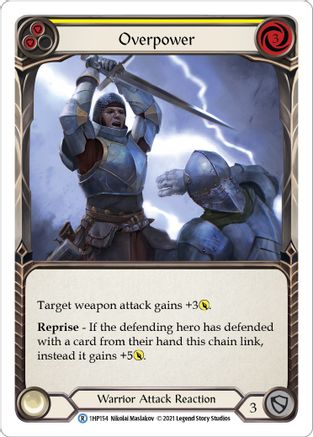 Image of Overpower (Yellow) [1HP154] (History Pack 1)
