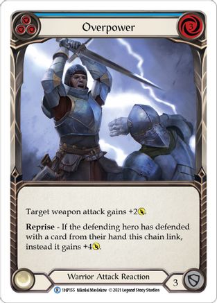 Image of Overpower (Blue) [1HP155] (History Pack 1)