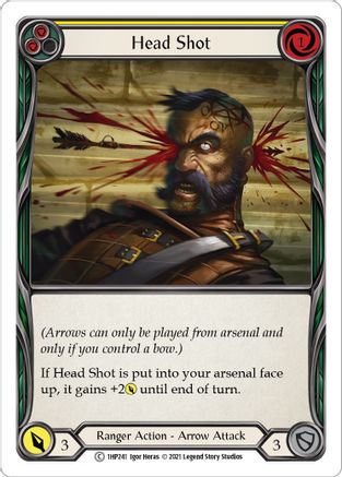 Image of Head Shot (Yellow) [1HP241] (History Pack 1)