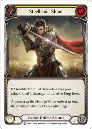 Image of Steelblade Shunt (Yellow) [1HP157] (History Pack 1)