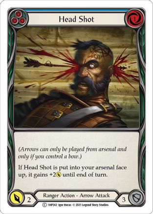 Image of Head Shot (Blue) [1HP242] (History Pack 1)