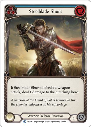 Image of Steelblade Shunt (Blue) [1HP158] (History Pack 1)