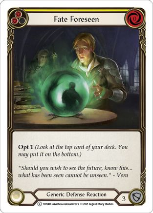 Image of Fate Foreseen (Yellow) [1HP406] (History Pack 1)