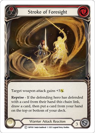 Image of Stroke of Foresight (Red) [1HP168] (History Pack 1)