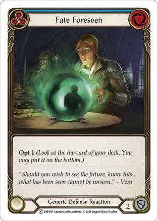 Image of Fate Foreseen (Blue) [1HP407] (History Pack 1)