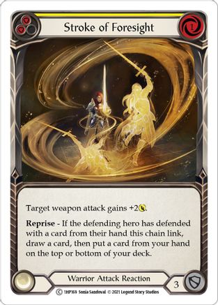 Image of Stroke of Foresight (Yellow) [1HP169] (History Pack 1)