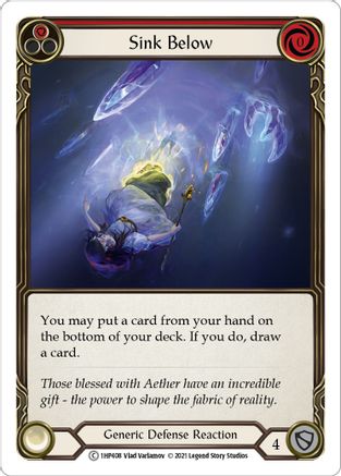 Image of Sink Below (Red) [1HP408] (History Pack 1)