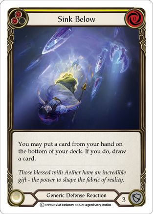 Image of Sink Below (Yellow) [1HP409] (History Pack 1)