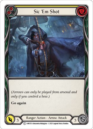 Image of Sic 'Em Shot (Yellow) [1HP253] (History Pack 1)