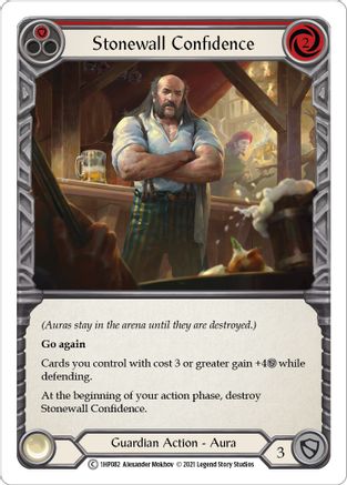 Image of Stonewall Confidence (Red) [1HP082] (History Pack 1)