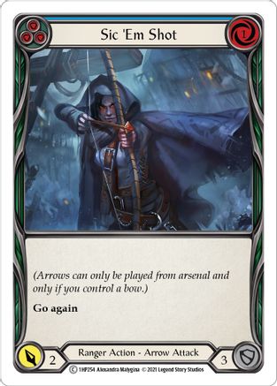 Image of Sic 'Em Shot (Blue) [1HP254] (History Pack 1)