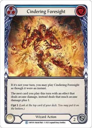 Image of Cindering Foresight (Blue) [1HP319] (History Pack 1)