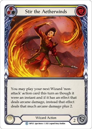 Image of Stir the Aetherwinds (Yellow) [1HP321] (History Pack 1)