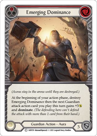 Image of Emerging Dominance (Red) [1HP079] (History Pack 1)