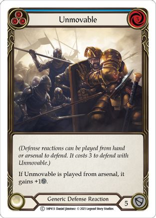 Image of Unmovable (Blue) [1HP413] (History Pack 1)
