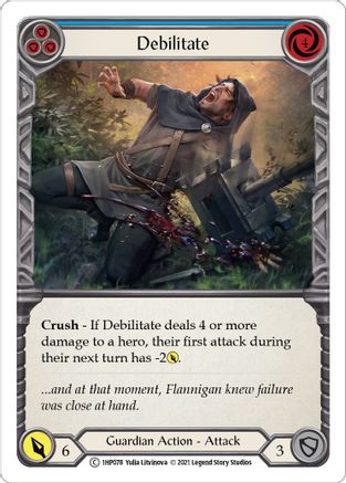 Image of Debilitate (Blue) [1HP078] (History Pack 1)