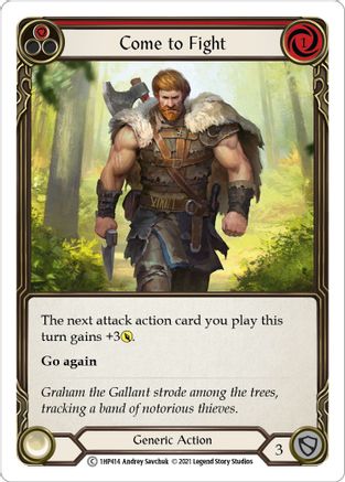Image of Come to Fight (Red) [1HP414] (History Pack 1)