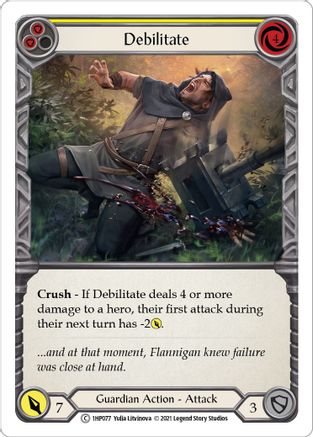 Image of Debilitate (Yellow) [1HP077] (History Pack 1)