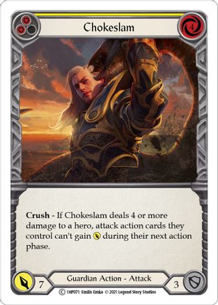 Image of Chokeslam (Yellow) [1HP071] (History Pack 1)