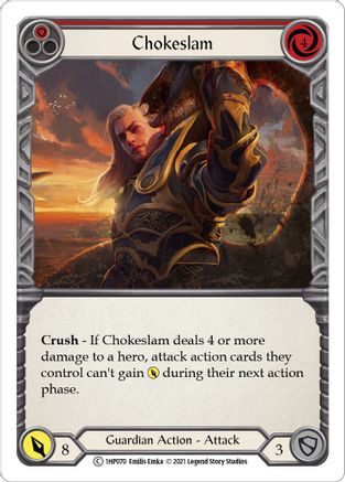 Image of Chokeslam (Red) [1HP070] (History Pack 1)
